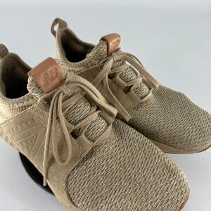 New Balance Fresh Foam Cruz Knit Tan Athletic Running Sneakers, Size 8